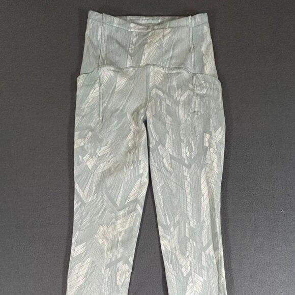 Lululemon Tights Women's Size 0 Teal Swift Speed High-Rise - Picture 1 of 10